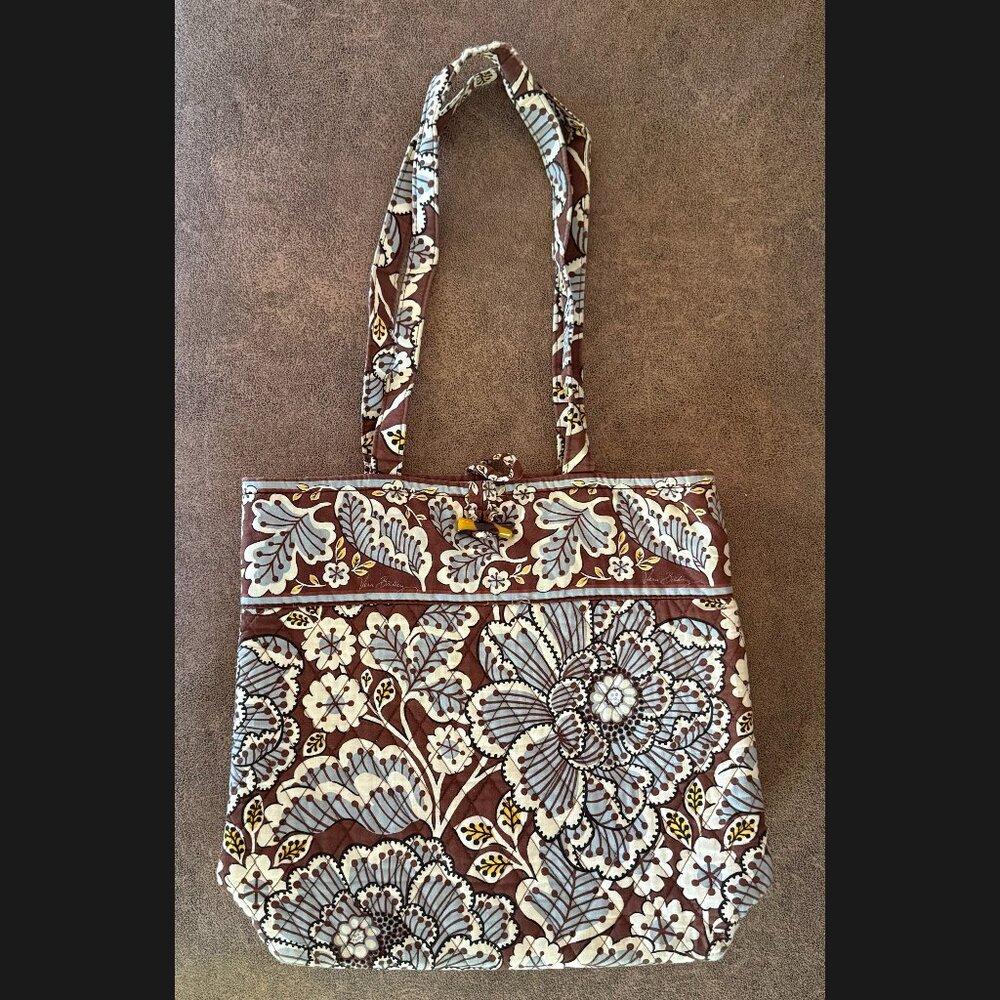 Vera Bradley Slate Blooms tote
